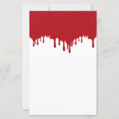 Aangepaste Tomaat Rode Druppel Top Papieren Blad (Voorkant)
