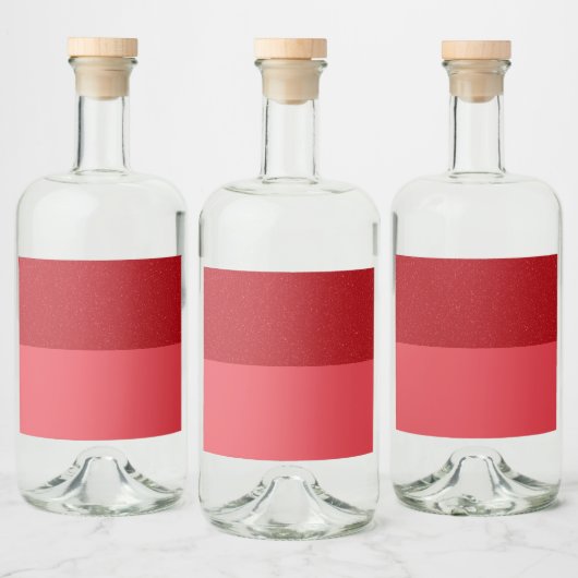 Aangepaste Tomaat Rode Gradient Liquor Fles Etiket (Flessen)