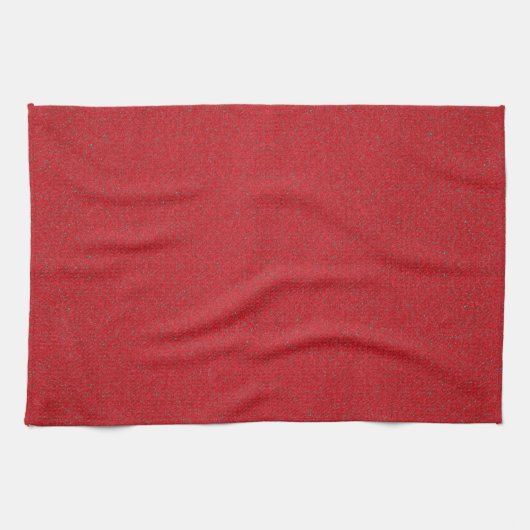 Aangepaste Tomaat Rode Ruis-Weave Keuken Handdoek (Horizontaal)