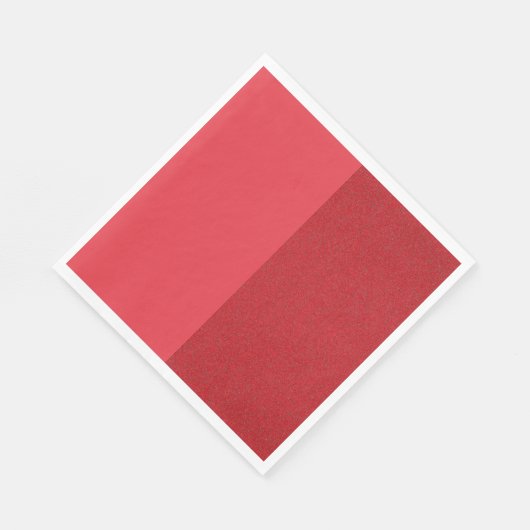 Aangepaste tomaat rode split papieren servetten (Hoek)