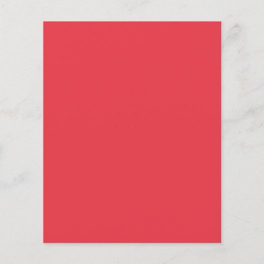 Aangepaste tomaat rode vierkant flyer (Voorkant)