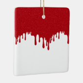 Aangepaste Tomaat Rood Drip Ornament – Tomaat Spet (Rechts)
