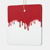 Aangepaste Tomaat Rood Drip Ornament – Tomaat Spet (Links)