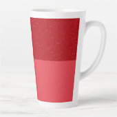 Aangepaste Tomaat Rood Geluid Top Latte Mok (Rechts)