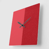 Aangepaste Tomaat Rood Gespleten Textuur Wandklok (Hoek)