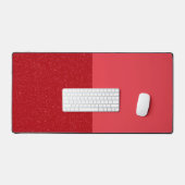Aangepaste Tomaat Rood Gesplitste Bureaumat – Krac (Keyboard & Muis)