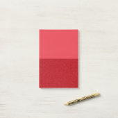 Aangepaste Tomaat Rood Gesplitste Plakbriefjes Post-it® Notes (Op bureau)