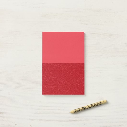 Aangepaste Tomaat Rood Gesplitste Plakbriefjes Post-it® Notes (Op bureau)