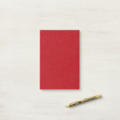 Aangepaste Tomaat Rood Spikkelige Plakbriefjes Post-it® Notes (Op bureau)