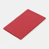 Aangepaste Tomaat Rood Spikkelige Plakbriefjes Post-it® Notes (Schuin)