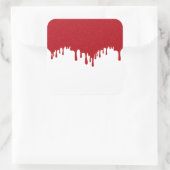 Aangepaste Tomaten Rode Druppelstickers – Bewerkba Vierkante Sticker (Tas)