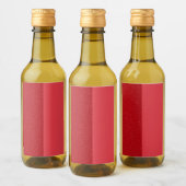 Aangepaste Tomatenrode Flesstickers Wijn Etiket (Flessen)