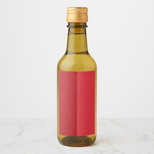 Aangepaste Tomatenrode Flesstickers Wijn Etiket (Voorkant)
