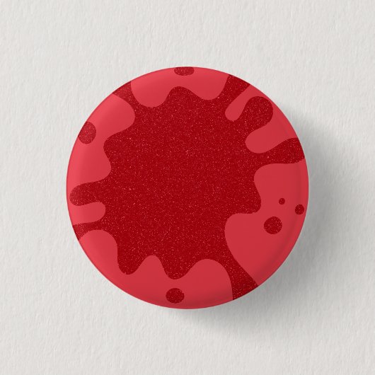 Aangepaste Tomatenrode Spatlap Knop Ronde Button 3,2 Cm (Voorkant)