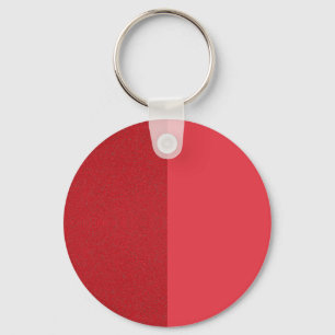 Aangepaste Tomato Red Dual-Texture Sleutelhanger