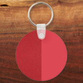 Aangepaste Tomato Red Dual-Texture Sleutelhanger (Voorkant)