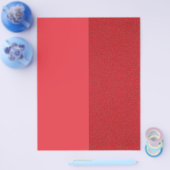 Aangepaste Tomato Red Noise-Effect Flyer (Enkel)