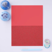 Aangepaste Tomato Red Noise-Effect Flyer (Enkel)