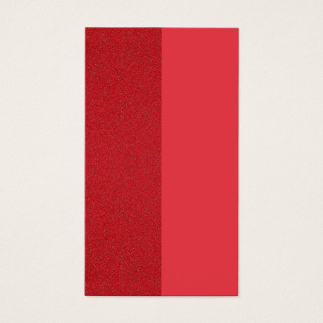 Aangepaste Tomato Red Profile Card – Dual Texture Visitekaartje (Voorkant)