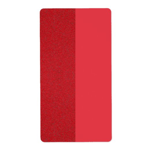 Aangepaste Tomato Red Split Verzendlabels Etiket (Voorkant)