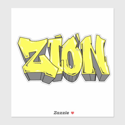 Aangepaste "Tony" Graffiti Vinyl Sticker (Vel)