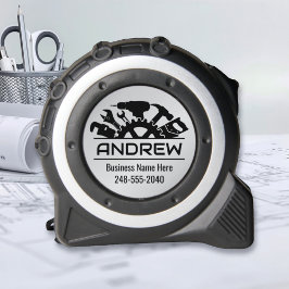 Aangepaste tools Monogram Naam en Business Logo Rolmaat