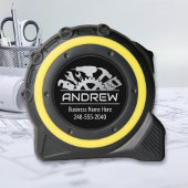 Aangepaste tools Monogram Naam en Business Logo Rolmaat