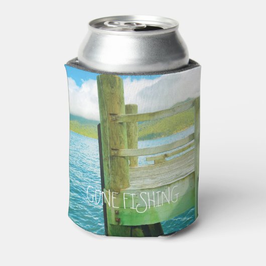 Aangepaste toon Vist meerscène Blikjeskoeler (Blikje Achterkant)