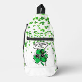 Aangepaste Top O' The Morning' Shamrock Sling Bag (Voorkant)