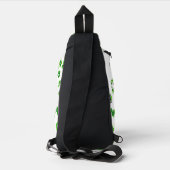 Aangepaste Top O' The Morning' Shamrock Sling Bag (Achterkant)