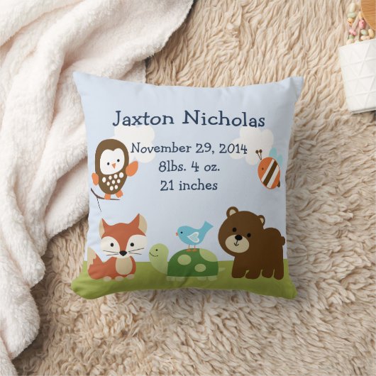 Aangepaste Topjes van de boomstam Forest Pillow Ke Kussen (Deken)