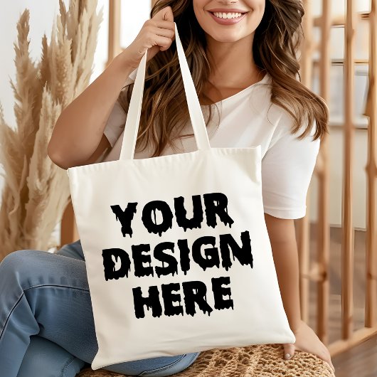 Aangepaste Tote Tas Met Uw Teamlogo Afbeelding Des