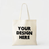 Aangepaste Tote Tas Met Uw Teamlogo Afbeelding Des (Voorkant)