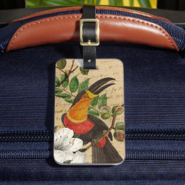 Aangepaste Toucan Tropical Bagagelabel