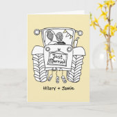 Aangepaste tractorkaart voor landelijk en bijtend kaart (Gele Bloem)