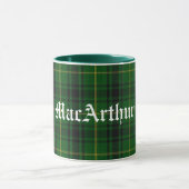 Aangepaste traditionele MacArthur Tartan Mok (Midden)