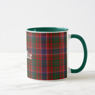 Aangepaste traditionele MacRae Tartan Schotse Plai Mok