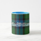 Aangepaste traditionele MacWilliam Tartan Mok (Midden)