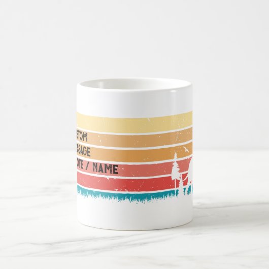 Aangepaste trainer met groot gestookt Hondenliefhe Koffiemok (Center)