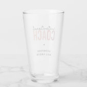 Aangepaste trainingscoachcadeaus voor coach glas (Achterkant)