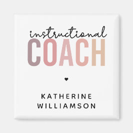 Aangepaste trainingscoachcadeaus voor coach magneet