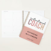 Aangepaste trainingscoachcadeaus voor coach planner (Display)