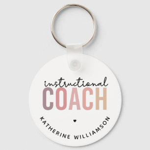 Aangepaste trainingscoachcadeaus voor coach sleutelhanger