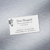 Aangepaste trainingsdocent voor paardenrennen magnetisch visitekaartje (Voorbeeld)