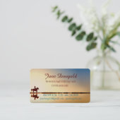 Aangepaste trainingsdocent voor paardenrennen visitekaartje (Staand voorkant)