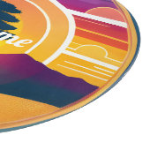 Aangepaste Tranquil Tree Board Glas Snijplank (Hoek)