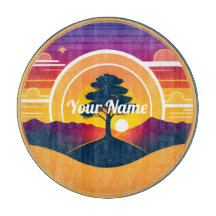 Aangepaste Tranquil Tree Board Glas Snijplank