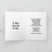 Aangepaste transgender nuchterheidkaart - Trans Re Kaart (Binnen)