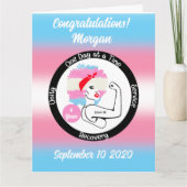 Aangepaste Transgender Nuchterheidskaart - Trans H Kaart (Voorkant)