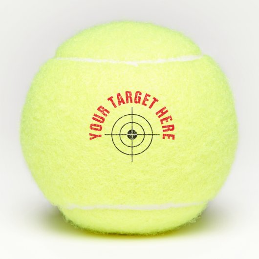 Aangepaste transparante cross-shair-doelpraktijk v tennisballen (Voorkant)